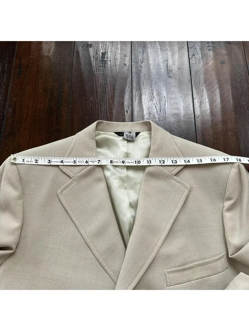 VTG Union Sport Coat Mens 42 Johnson Blazer Button Cricketer 70s 1970s Tan